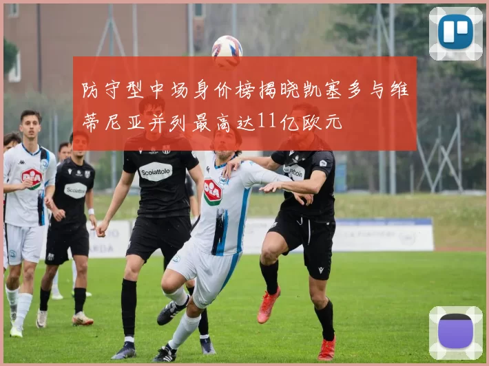 防守型中场身价榜揭晓凯塞多与维蒂尼亚并列最高达11亿欧元